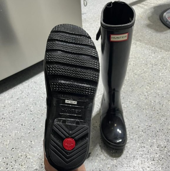 Original Tall Gloss Boot Size 7 Eu38 - Picture 1 of 4